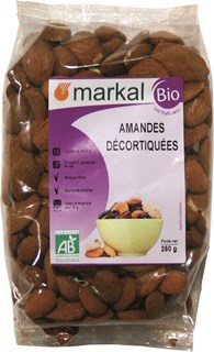 Markal Amandes décortiquées bio 250g - 1469